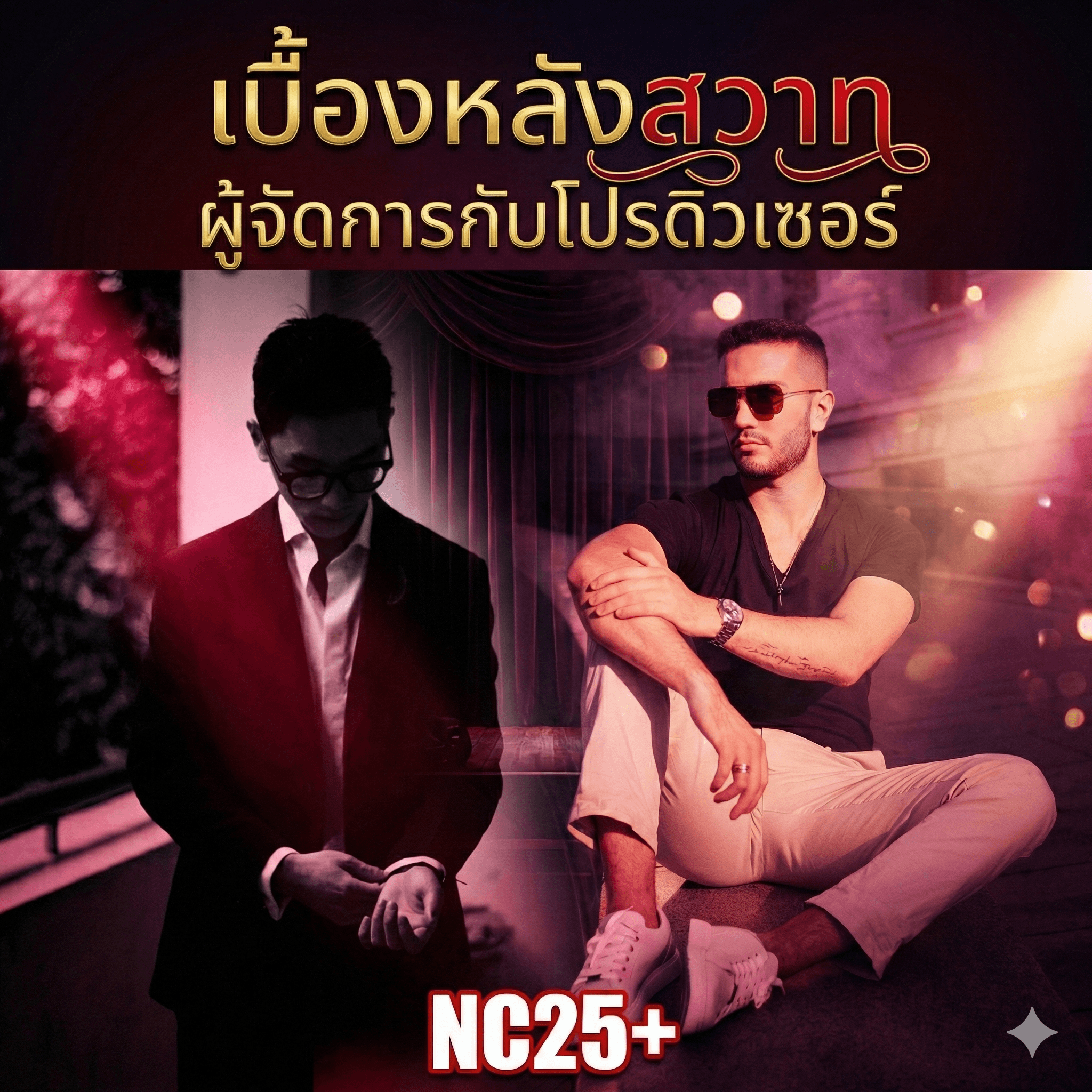 ปกนิยาย เบื้องหลังสวาท ผู้จัดการกับโปรดิวเซอร์