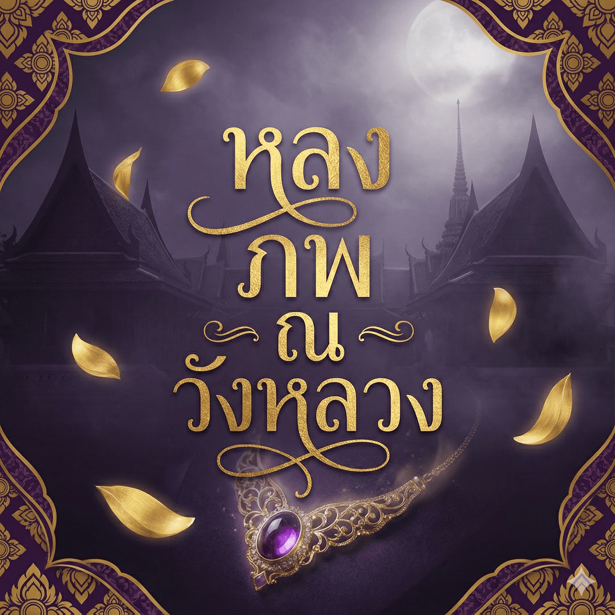 ปกนิยาย หลงภพ ณ วังหลวง